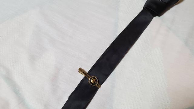 リモージュ クラシック フレアゴシックエンブレム ドーム型ネクタイピン タイバークリップ タイ留め ラージL < 男性ファッション  リモージュ クラシック フレアゴシックエンブレム ドーム型ネクタイピン タイバークリップ タイ留め ラージL < 男性ファッションの