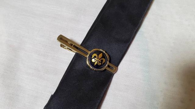 リモージュ クラシック フレアゴシックエンブレム ドーム型ネクタイピン タイバークリップ タイ留め ラージL < 男性ファッション  リモージュ クラシック フレアゴシックエンブレム ドーム型ネクタイピン タイバークリップ タイ留め ラージL < 男性ファッションの