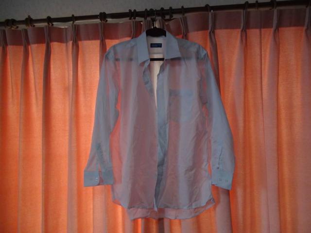 VICTORYの白のカッターシャツ(XL)!。胸ポケットにシミありNO.1 < 男性ファッション  VICTORYの白のカッターシャツ(XL)!。胸ポケットにシミありNO.1 < 男性ファッションの
