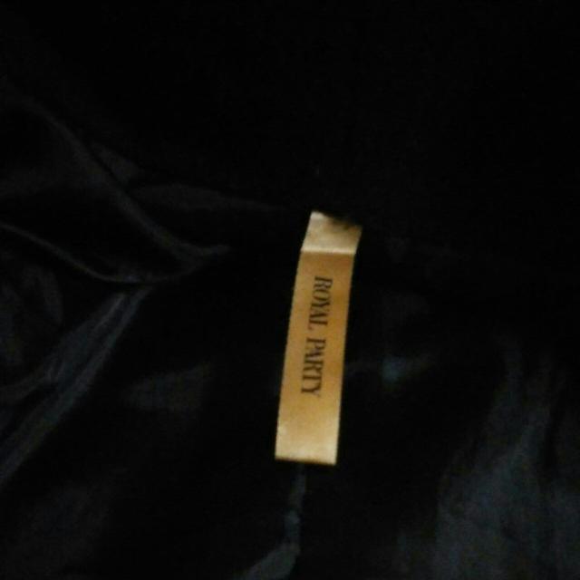 ROYAL PARTY ブラック 美品 着丈77 < ブランド  ROYAL PARTY ブラック 美品 着丈77 < ブランドの