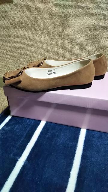 ☆SVECゴールドバックルフラットパンプス☆新品未使用 < 女性ファッション  ☆SVECゴールドバックルフラットパンプス☆新品未使用 < 女性ファッションの