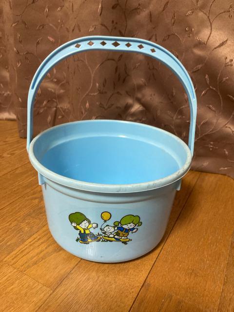 1608.昭和レトロなミニバケツ☆水色 < おもちゃ  1608.昭和レトロなミニバケツ☆水色  < おもちゃの