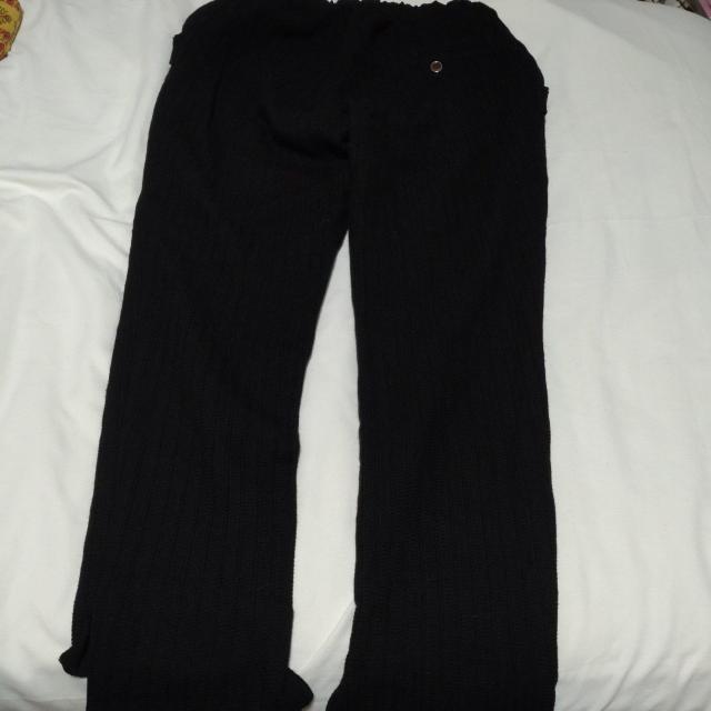 HAKKAブラックニットパンツ < ブランド  HAKKAブラックニットパンツ < ブランドの