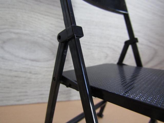 ●1/6スケールGIジョークールガール専用 折りたたみ式パイプ椅子 BLACK 灰皿付き 新品未開封品! < ホビー  ●1/6スケールGIジョークールガール専用 折りたたみ式パイプ椅子 BLACK 灰皿付き 新品未開封品! < ホビーの