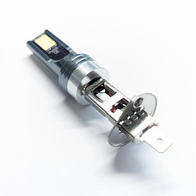 H1用LEDバルブ6000ケルビン2個セット 明るい1400lm 爆光平面LED3030 長寿命LEDフォグライト 純正交換フォグ < 自動車/バイク H1用LEDバルブ6000ケルビン2個セット 明るい1400lm 爆光平面LED3030 長寿命LEDフォグライト 純正交換フォグ < 自動車/バイク