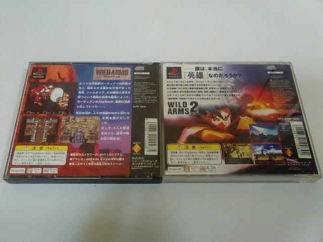 PS/【送料180円!!】ワイルドアームズ2本セット≪匿名らくらく定額便≫〈ディスク良好♪〉【説明書付き】★ご落札価格★ < ゲーム本体/ソフト PS/【送料180円!!】ワイルドアームズ2本セット≪匿名らくらく定額便≫〈ディスク良好♪〉【説明書付き】★ご落札価格★ < ゲーム本体/ソフトの