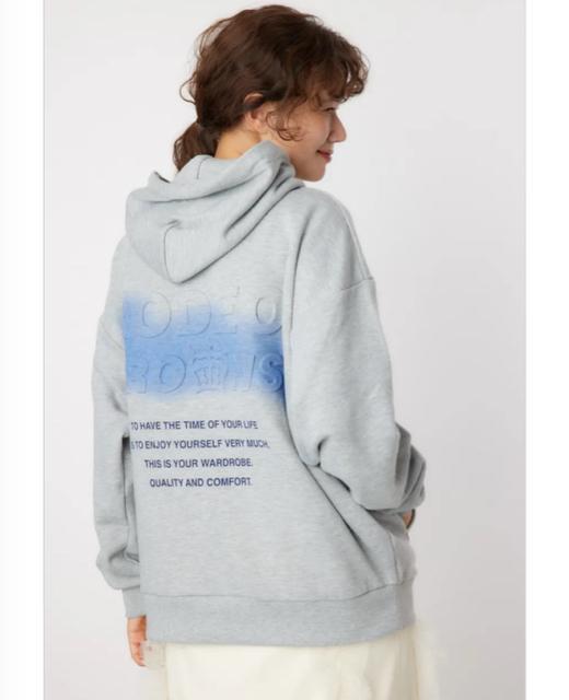 ロデオクラウンズ★ スプレーエンボスパーカー(グレー) < ブランド  ロデオクラウンズ★ スプレーエンボスパーカー(グレー)  < ブランドの