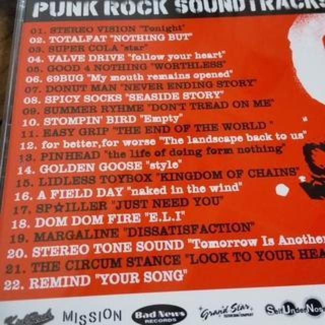 中古CD PUNK ROCK SOUNDTRACKS vol.1 < CD/DVD/ビデオ  中古CD PUNK ROCK SOUNDTRACKS vol.1 < CD/DVD/ビデオの