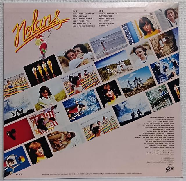 LP(帯付)ノーランズ(The Nolans)/恋のハッピー・デート(Making Waves)070726 < CD/DVD/ビデオ  LP(帯付)ノーランズ(The Nolans)/恋のハッピー・デート(Making Waves)070726 < CD/DVD/ビデオの
