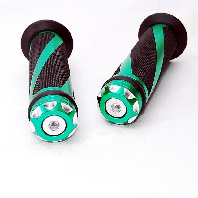 バイク カスタム トルネード ハンドルグリップ グリーン アルミ 左右セット 原付 オートバイ ビッグスクーター 汎用 グリップ < 自動車/バイク バイク カスタム トルネード ハンドルグリップ グリーン アルミ 左右セット 原付 オートバイ ビッグスクーター 汎用 グリップ < 自動車/バイク