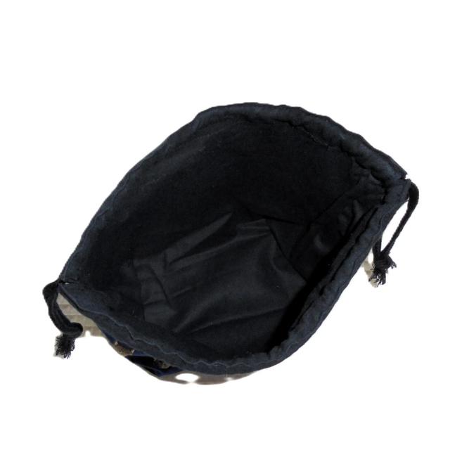 【底マチ幅が広い巾着】◆日本猫◆日本のねこちゃん図鑑×紺地◆裏地あり巾着 < 女性ファッション 【底マチ幅が広い巾着】◆日本猫◆日本のねこちゃん図鑑×紺地◆裏地あり巾着 < 女性ファッションの