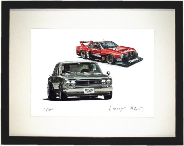 NC-740 RS SS/GT-R限定版画サイン額装作家平右ヱ門 < 自動車/バイク NC-740 RS SS/GT-R限定版画サイン額装作家平右ヱ門 < 自動車/バイク