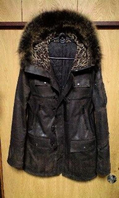 柩着 ROENロエン ラクーンファ-コットンコーティングN-3B ジャケット 48 < ブランド  柩着 ROENロエン ラクーンファ-コットンコーティングN-3B ジャケット 48 < ブランドの