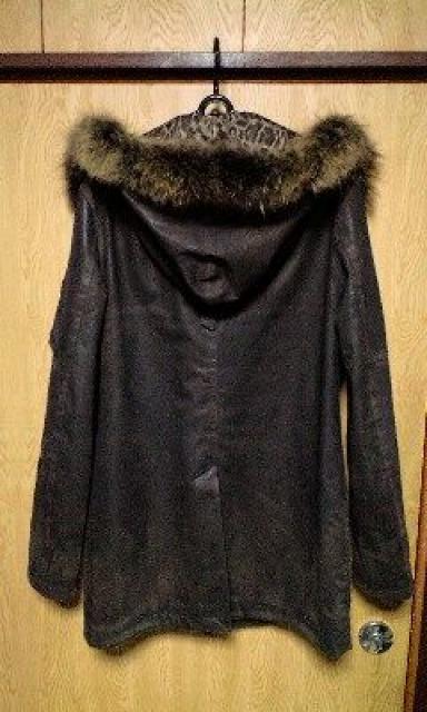 柩着 ROENロエン ラクーンファ-コットンコーティングN-3B ジャケット 48 < ブランド  柩着 ROENロエン ラクーンファ-コットンコーティングN-3B ジャケット 48 < ブランドの