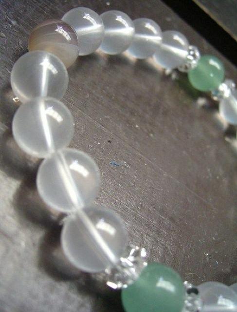 ミルキークォーツxアベンチュリンxボツワナアゲート < 女性アクセサリー/時計 ミルキークォーツxアベンチュリンxボツワナアゲート < 女性アクセサリー/時計の