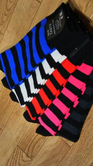 新品◆靴下D足set◆ボーダー柄◆バラ売り不可★No.7B★ < 男性ファッション 新品◆靴下D足set◆ボーダー柄◆バラ売り不可★No.7B★ < 男性ファッションの