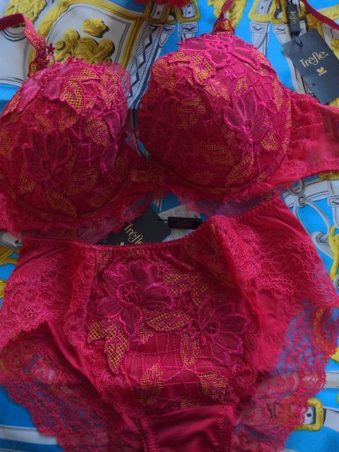 Wacoal/ワコール/Trefle/トレフル/39G/ムーランルージュ/C75&ノーマルスタンダードショーツ/M/RE < 女性ファッション  Wacoal/ワコール/Trefle/トレフル/39G/ムーランルージュ/C75&ノーマルスタンダードショーツ/M/RE < 女性ファッションの