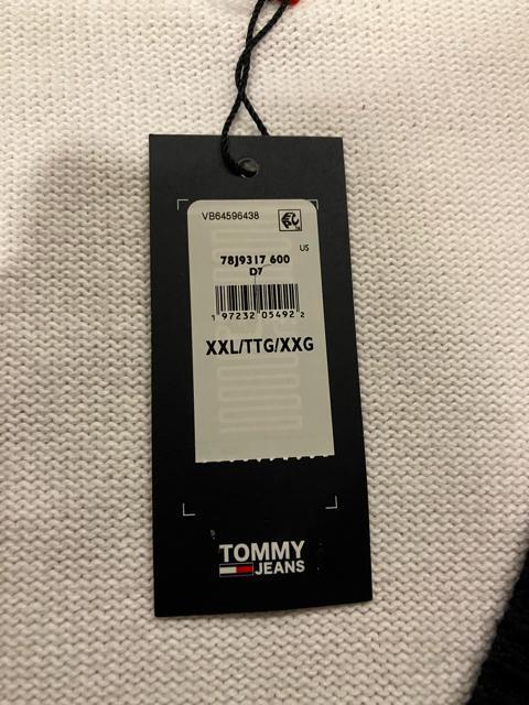 TOMMY JEANS トリコロールカーディガン 大きいsizeXXL→3XL位  トミーヒルフィガー < ブランド  TOMMY JEANS トリコロールカーディガン 大きいsizeXXL→3XL位  トミーヒルフィガー < ブランドの