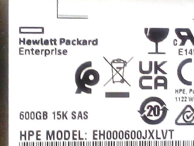 HDD HPE EH000600JXLVT 600GB SAS  PC{/Ӌ@ 