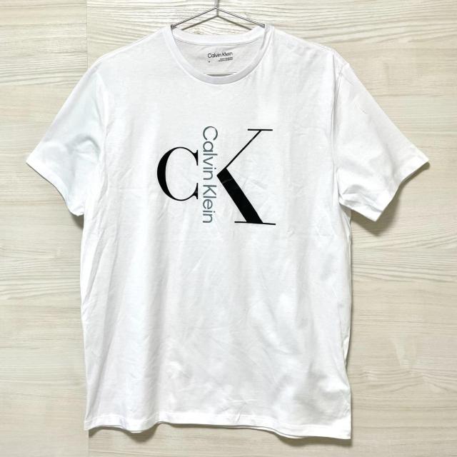 カルバンクライン Tシャツ M 半袖 プリント ロゴ コットン 白 ホワイト < 男性ファッション カルバンクライン Tシャツ M 半袖 プリント ロゴ コットン 白 ホワイト < 男性ファッションの