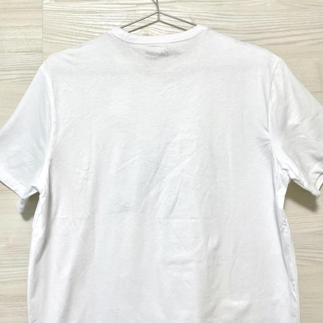 カルバンクライン Tシャツ M 半袖 プリント ロゴ コットン 白 ホワイト < 男性ファッション カルバンクライン Tシャツ M 半袖 プリント ロゴ コットン 白 ホワイト < 男性ファッションの