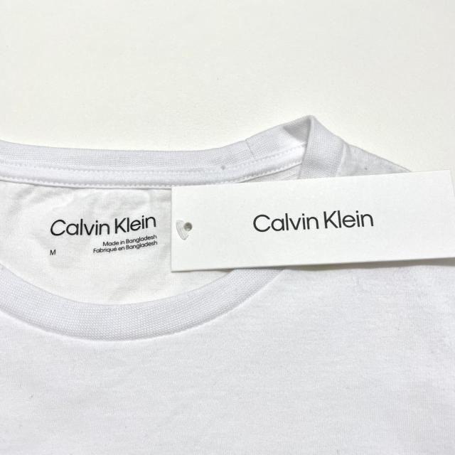 カルバンクライン Tシャツ M 半袖 プリント ロゴ コットン 白 ホワイト < 男性ファッション カルバンクライン Tシャツ M 半袖 プリント ロゴ コットン 白 ホワイト < 男性ファッションの