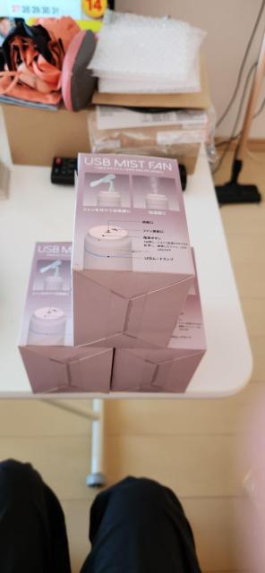 USB充電式のハンディファン3セット < 家電/AV  USB充電式のハンディファン3セット < 家電/AVの