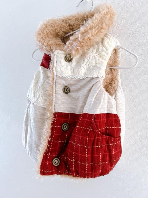 【キムラタン 】リバーシブル ベスト 90cm ファーベスト < キッズ/ベビー 【キムラタン 】リバーシブル ベスト 90cm ファーベスト < キッズ/ベビーの