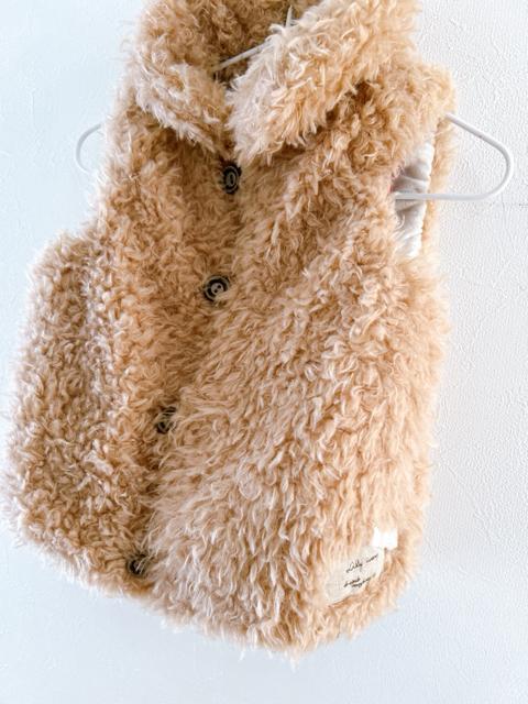 【キムラタン 】リバーシブル ベスト 90cm ファーベスト < キッズ/ベビー 【キムラタン 】リバーシブル ベスト 90cm ファーベスト < キッズ/ベビーの