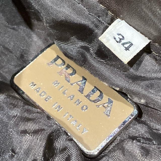 レア 正規品 ヴィンテージ プラダ レザーライダースジャケット ブラウン 34 良品 < ブランド レア 正規品 ヴィンテージ プラダ レザーライダースジャケット ブラウン 34 良品 < ブランドの