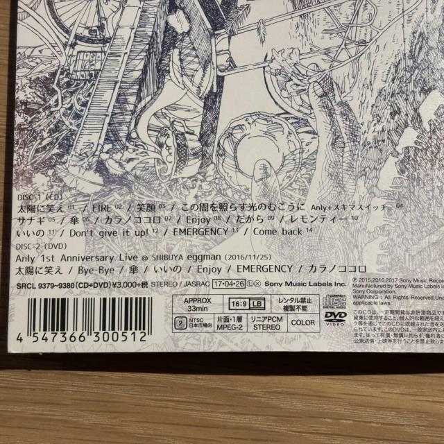 yAnlyzanly one (DVDt)  CD/DVD/rfI 