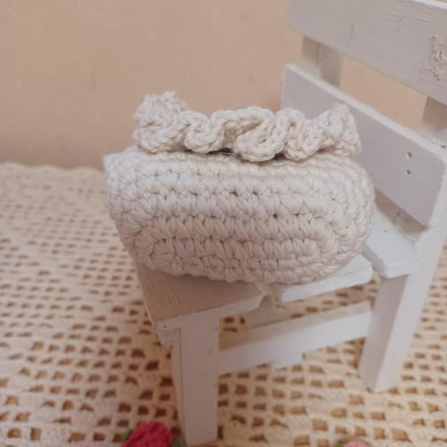 ☆ Hand made☆ 生なりの小物入れ*持ち手付き*マグネット < 女性ファッション ☆ Hand made☆ 生なりの小物入れ*持ち手付き*マグネット < 女性ファッションの