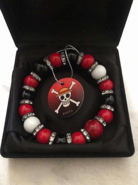 ワンピース ルフィ 天然石ブレス < アニメ/コミック/キャラクター ワンピース ルフィ 天然石ブレス < アニメ/コミック/キャラクターの