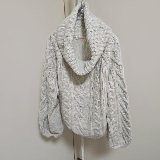 �^�[�g���l�b�N�j�b�g�Z�[�^�[ Luccica ���`�J �l�T�C�Y �O���[�@713  �� �u�����h�� 