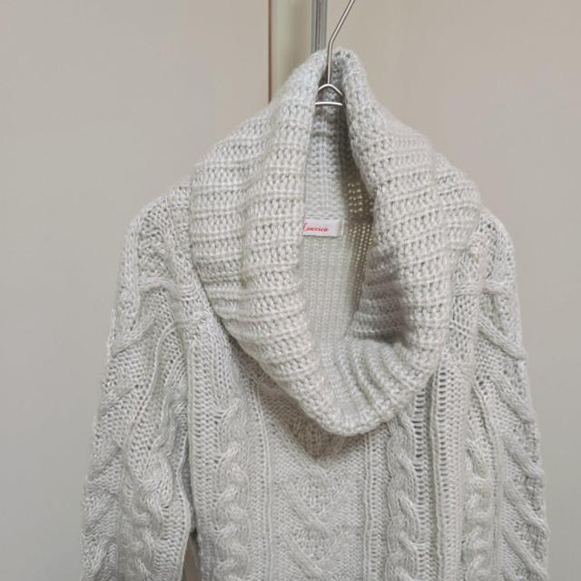 �^�[�g���l�b�N�j�b�g�Z�[�^�[ Luccica ���`�J �l�T�C�Y �O���[�@713 �� �u�����h�� 