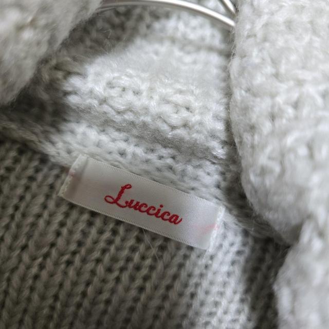 �^�[�g���l�b�N�j�b�g�Z�[�^�[ Luccica ���`�J �l�T�C�Y �O���[�@713 �� �u�����h�� 