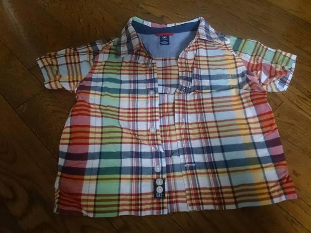 100 GAP チェック シャツブラウス 美品 < キッズ/ベビー 100 GAP チェック シャツブラウス 美品 < キッズ/ベビーの