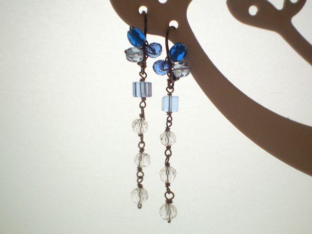 jewel*薄青のフレンチピアス* 16013 < 女性アクセサリー/時計  jewel*薄青のフレンチピアス* 16013 < 女性アクセサリー/時計の