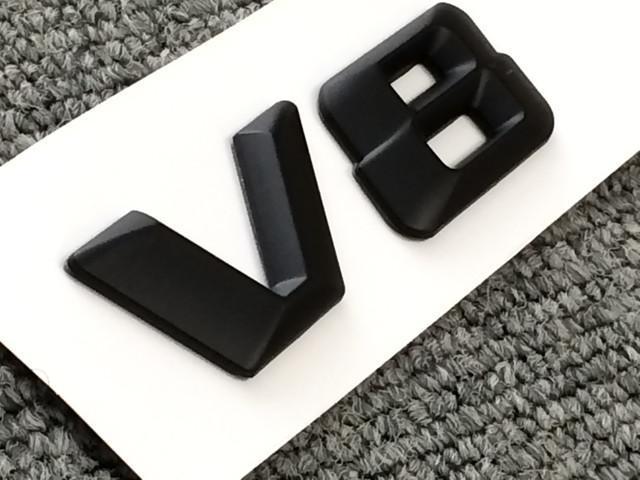V8エンブレム ベンツ風 マッドブラック 艶消し黒 < 自動車/バイク V8エンブレム ベンツ風 マッドブラック 艶消し黒 < 自動車/バイク