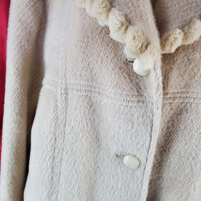 込み★アルパカ混合(57%)&モへア&ヌートリア★コート★L★ < 女性ファッション  込み★アルパカ混合(57%)&モへア&ヌートリア★コート★L★ < 女性ファッションの