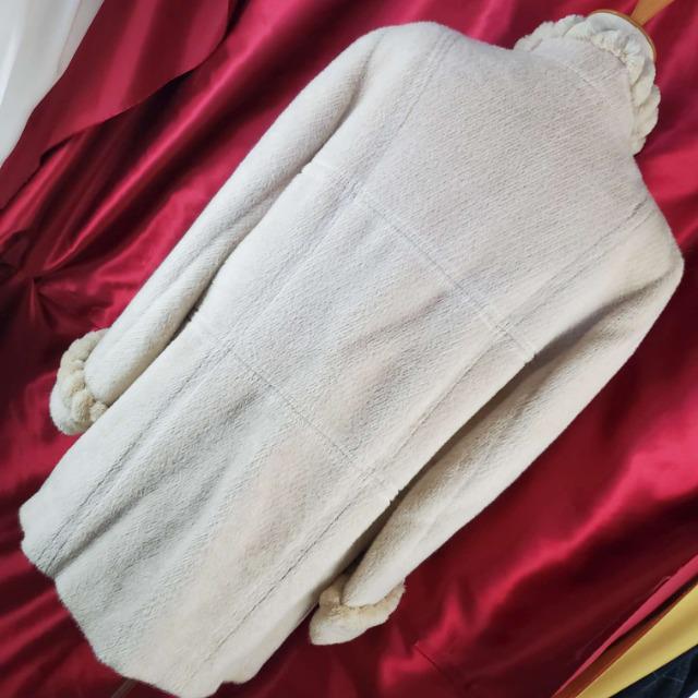 込み★アルパカ混合(57%)&モへア&ヌートリア★コート★L★ < 女性ファッション  込み★アルパカ混合(57%)&モへア&ヌートリア★コート★L★ < 女性ファッションの