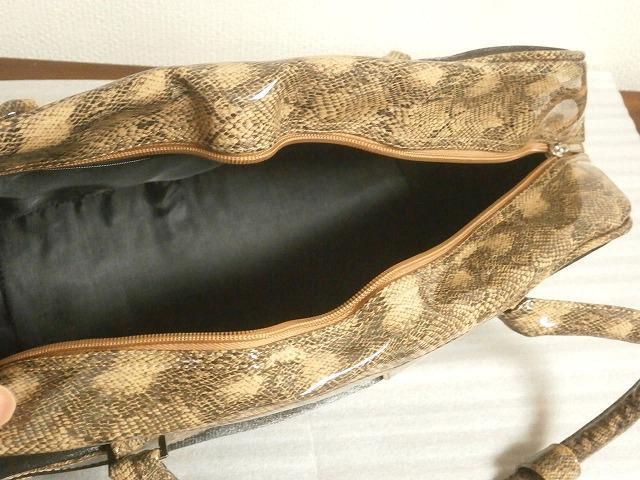 ◆ハンドバッグ バイソン柄 中古品 < 女性ファッション  ◆ハンドバッグ バイソン柄 中古品 < 女性ファッションの