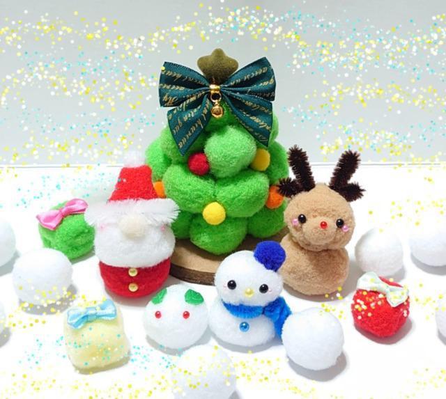ハンドメイド♪ポンポンクリスマス☆ふわもこクリスマスツリー(ブルー) < ペット/手芸/園芸 ハンドメイド♪ポンポンクリスマス☆ふわもこクリスマスツリー(ブルー) < ペット/手芸/園芸の