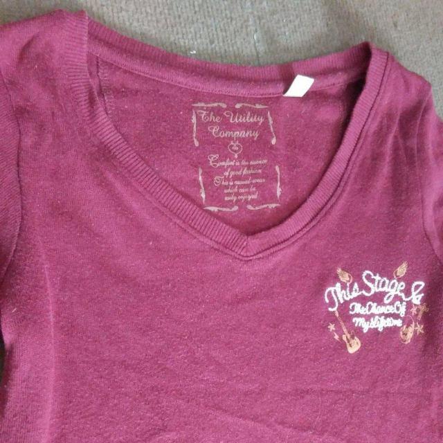 Lサイズ 長ティー ドクロ < 女性ファッション  Lサイズ 長ティー ドクロ < 女性ファッションの