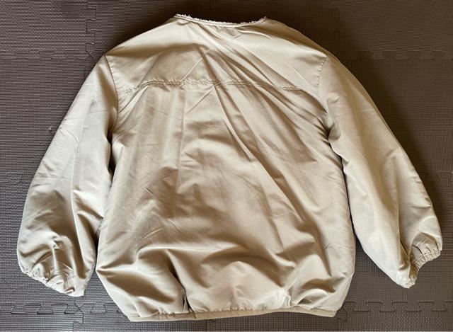 リバーシブルブルゾン ボアコート オーバーシルエット レディース ナチュラル/グレージュ Lサイズ 身長154〜162cm 防寒 < 女性ファッション  リバーシブルブルゾン ボアコート オーバーシルエット レディース ナチュラル/グレージュ Lサイズ 身長154〜162cm 防寒 < 女性ファッションの