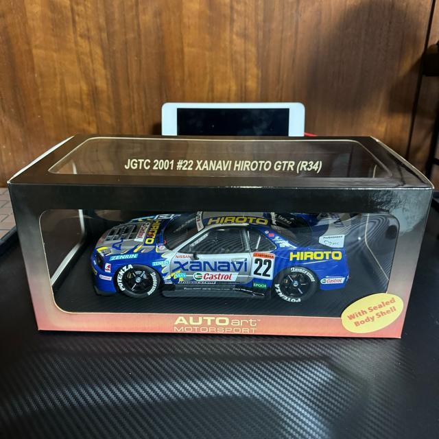 未展示品 オートアート 1/18 XANAVI HIROTO GTR (R34) < ホビー  未展示品 オートアート 1/18 XANAVI HIROTO GTR (R34) < ホビーの