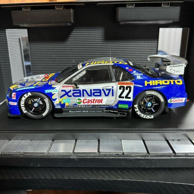 未展示品 オートアート 1/18 XANAVI HIROTO GTR (R34) < ホビー  未展示品 オートアート 1/18 XANAVI HIROTO GTR (R34) < ホビーの