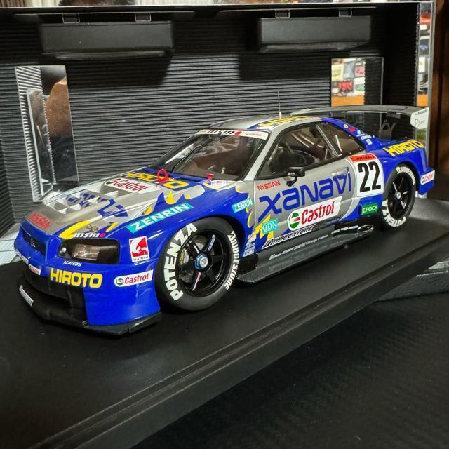 未展示品 オートアート 1/18 XANAVI HIROTO GTR (R34) < ホビー  未展示品 オートアート 1/18 XANAVI HIROTO GTR (R34) < ホビーの
