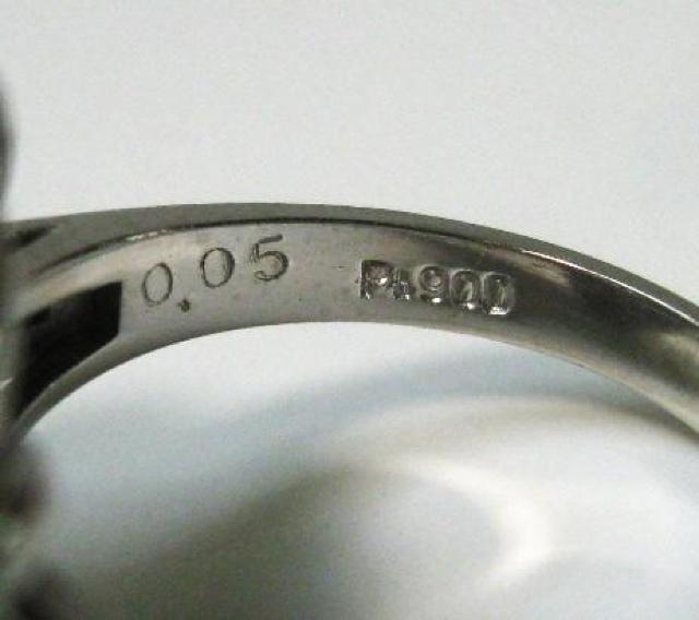 Pt900v`iOp[14`14.5mm^D0.05ct#11.5  ANZT[/v 