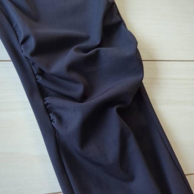 4298SHIZUKA KOMURO/コムロシズカ/パンツ/クシュクシュパンツ/脚が綺麗に見えるデザイン/ネイビー/40/新品 < ブランド  4298SHIZUKA KOMURO/コムロシズカ/パンツ/クシュクシュパンツ/脚が綺麗に見えるデザイン/ネイビー/40/新品 < ブランドの